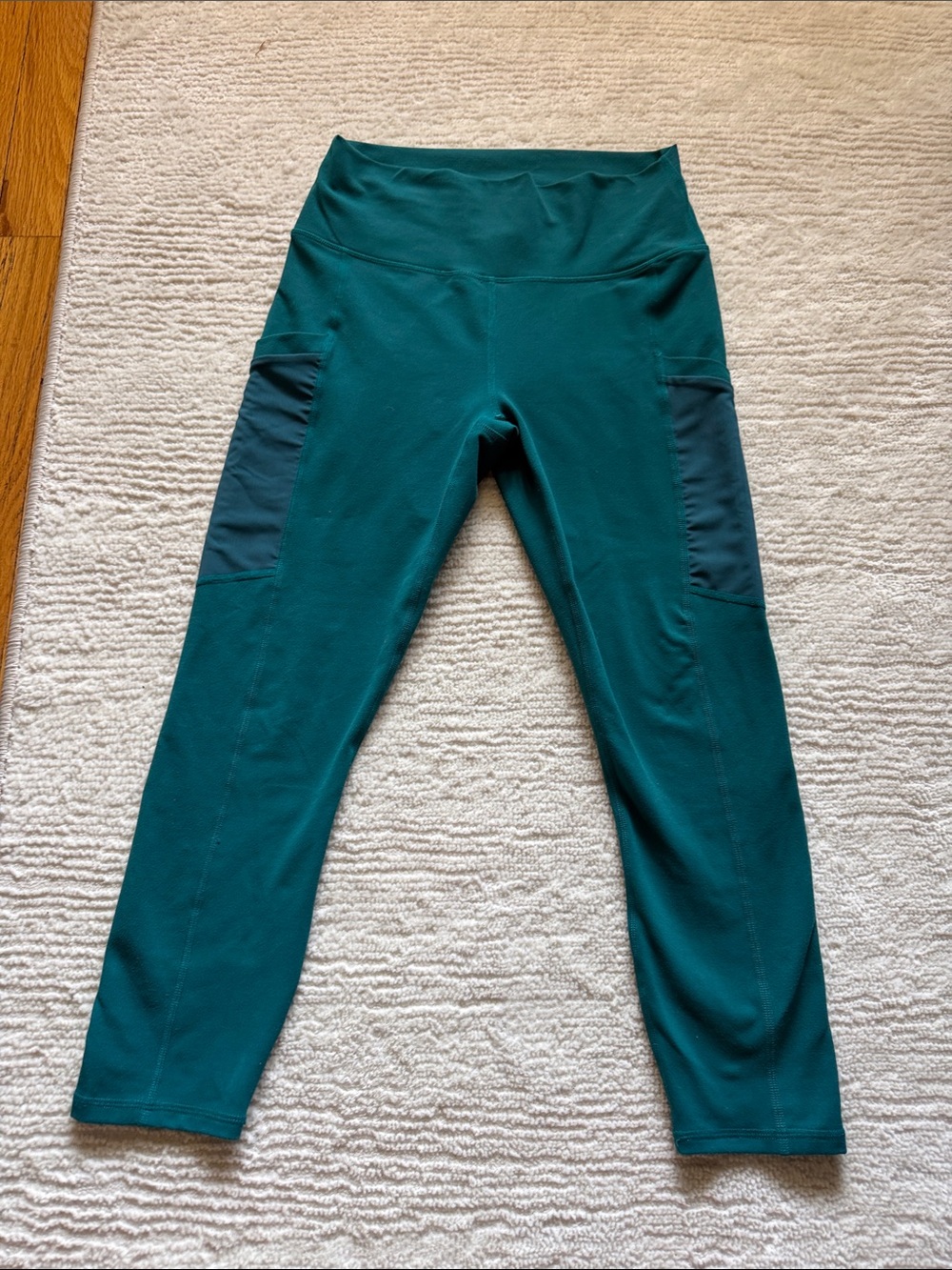 Fabletics Teal High-Waist women’s Leggings with Side Pockets